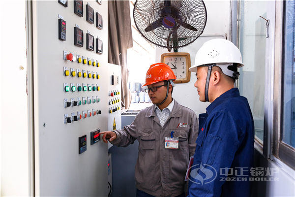 一臺1噸30mg低氮燃氣蒸汽鍋爐