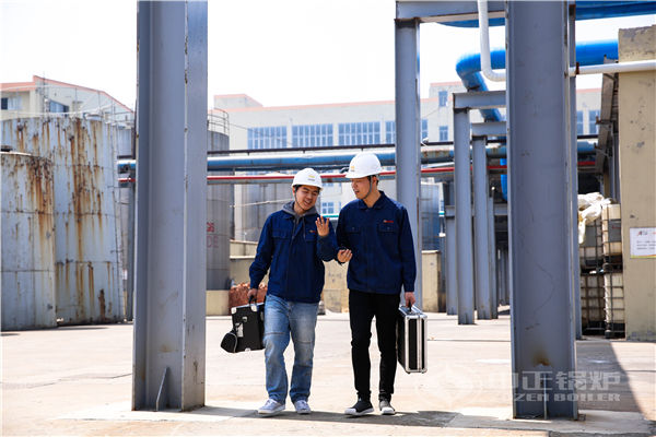 一噸的燃氣蒸汽鍋爐配合洗滌設(shè)備用